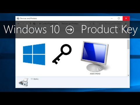 Retrieve Windows 10 Serial Key